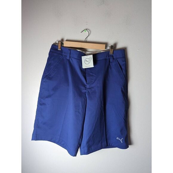 NWT PUMA Solid Tech Short 'Blue' Size 34 - Picture 4 of 4